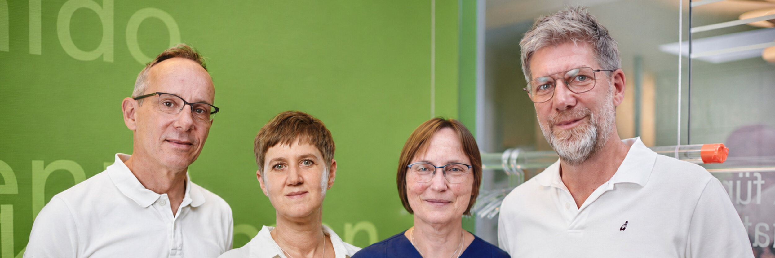 (v.l.) Dr. Thomas Dill, Daniela Holfeld, Dr. Regine Martini u. Dr. Martin Löhr